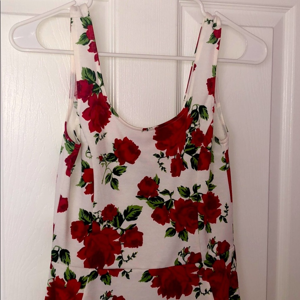 NEW Rose Floral Skater Dress